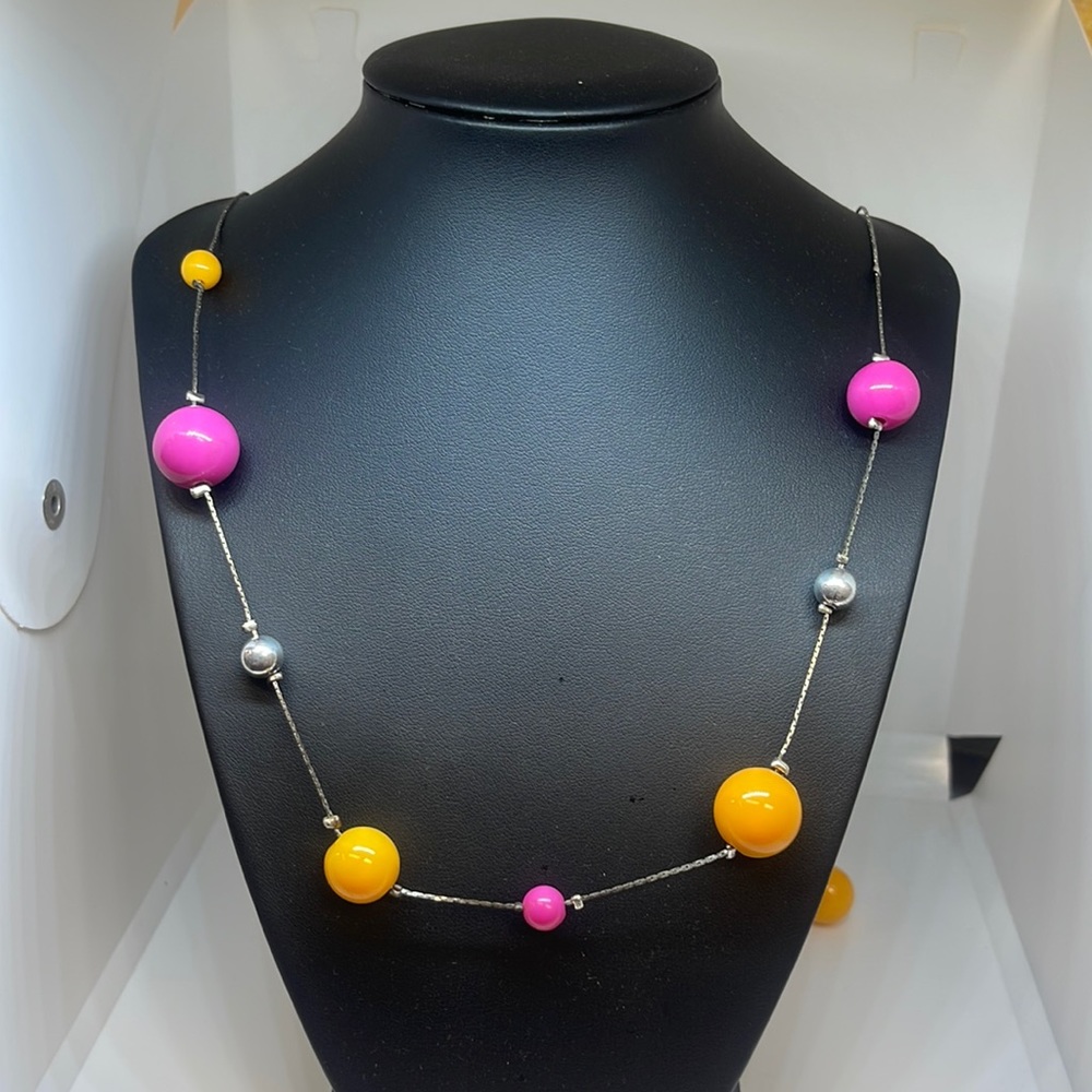 Plastic Bead Necklace